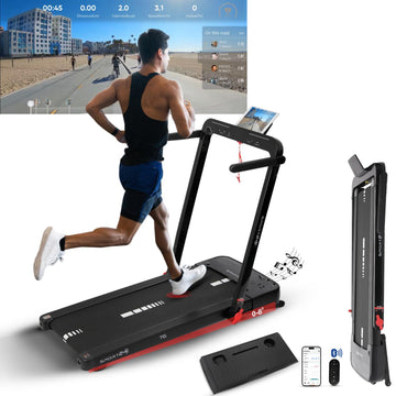 Folding Treadmill | Auto-Incline, Bluetooth, 4.5HP, Warranty